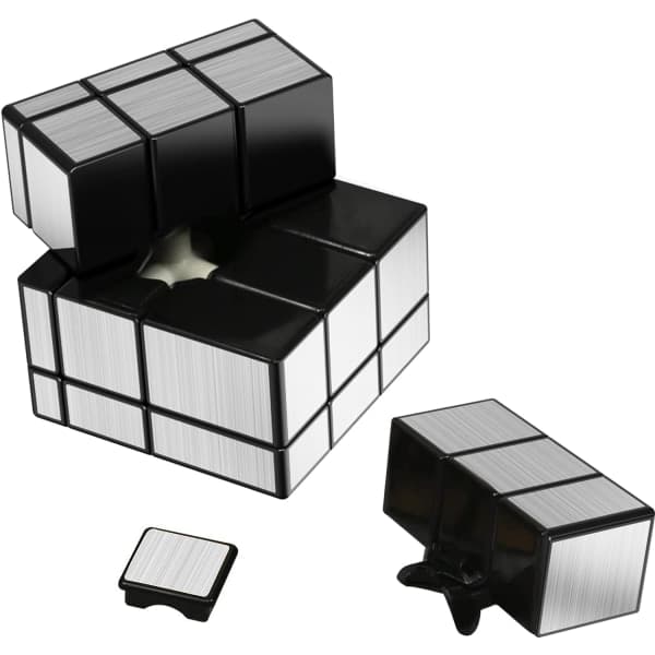 Mirror Cube 3x3x3 Speed Cube - Silver Magic Cube Pussel Leksaker Kubspel för Barn & Vuxna