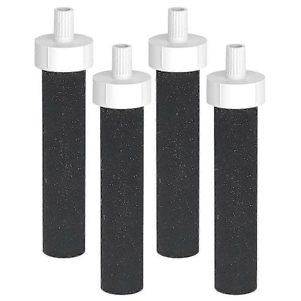 Ersättning kompatibel med vattenfilter, vattenflaskfilter BB06 hård sida, vattenflaskfilter i rostfritt stål, 4-pack