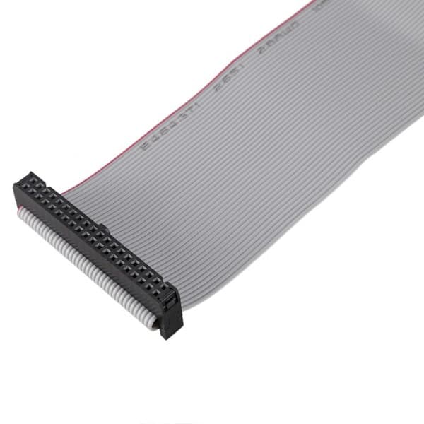 2 stk. 2,54 mm 40-benet til IDE PATA fladkabel 20 cm