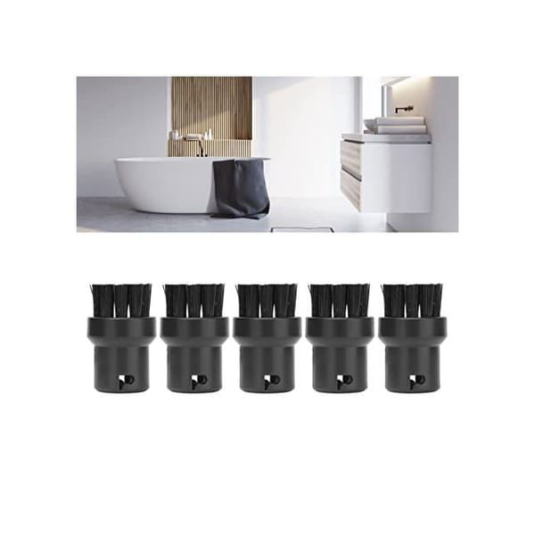 5 sorte ABS dampbørstehoveder - Erstatning for Karcher SC1/SC2/SC3/SC4/SC5