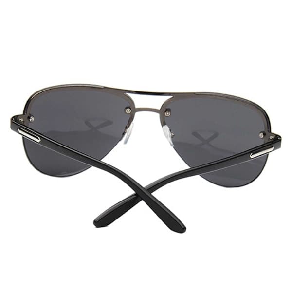 Moderne sorte pilotbriller aviator solbriller sort
