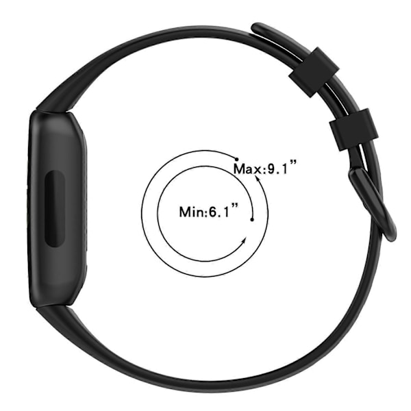 Silikonarmband för Fitbit Inspire3, Storlek: L Storlek L Storlek Purple