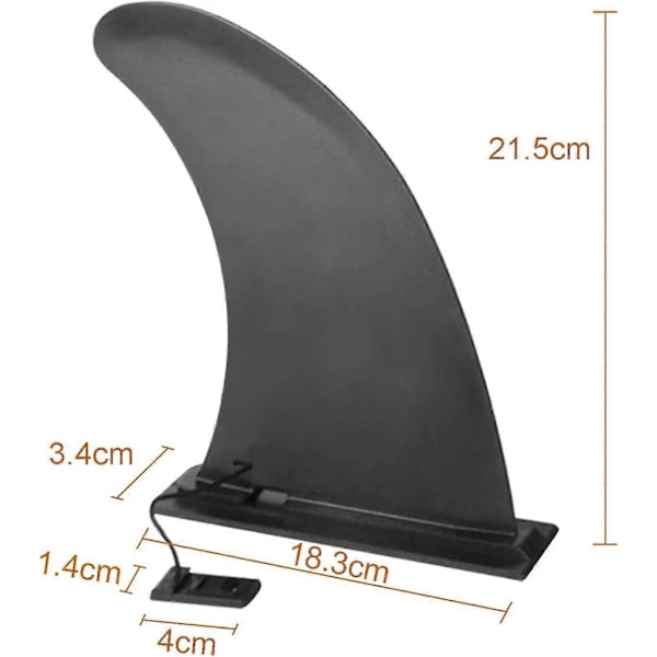 SUP Evä, Irrotettava Keskievä Surffilautaan, Nylon Surffievät Surffilautaan Kajakkiin Ilmatäytteiseen Melontaveneeseen