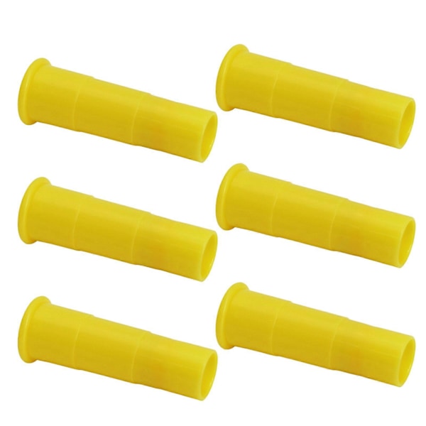 100 st Munstycksset för Ballonger, Bulk Ballongblåsningsverktyg, Munstycke för Ballonguppblåsning, Lungkapacitetsträning, Andningsövningar Yellow