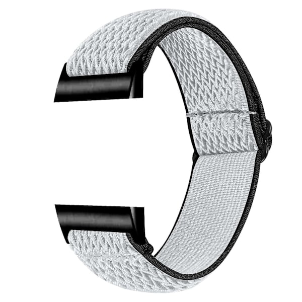 Jousto kellon ranneke Fitbit Charge 3/3 SE/4 -kelloon, säädettävä ranneke mustalla liittimellä / valkoinen Multicolor Style G Fitbit Charge 3