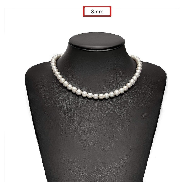 Imiteret perlehalskæde Mænd Simple Håndlavet Strand Bead Necklace 2022 New Trend#wdmy184