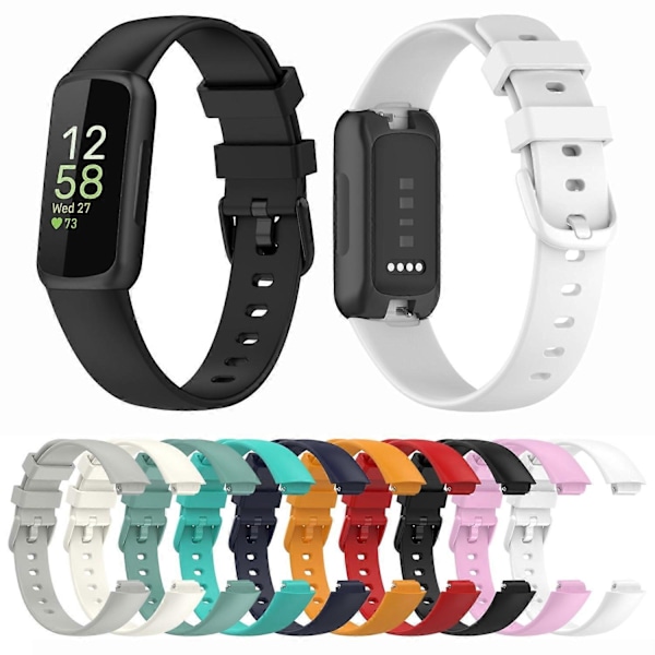 Silikonarmband för Fitbit Inspire3, Storlek: L Storlek L Storlek Grey