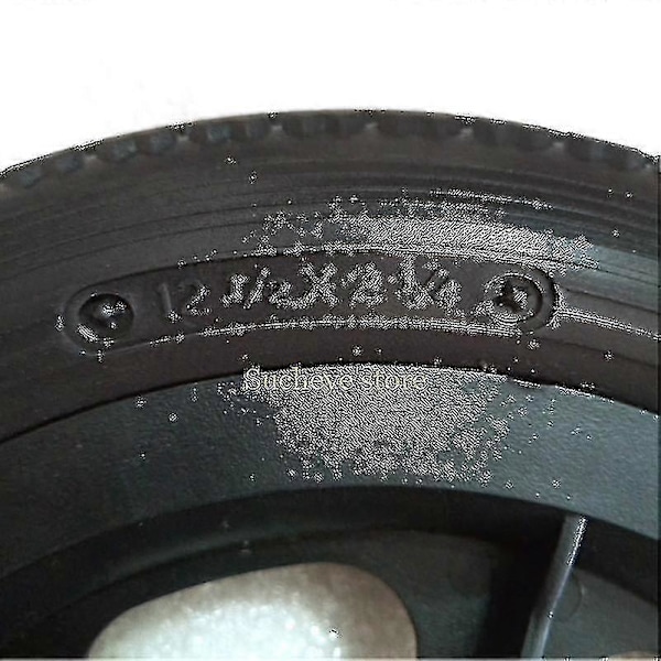 12 tuuman pyörätuolin pyörä 12 1 / 2x2 1 / 4 Pu-rengas, ilmatäyttöä ei tarvita, manuaalisen pyörätuolin takapyörä White