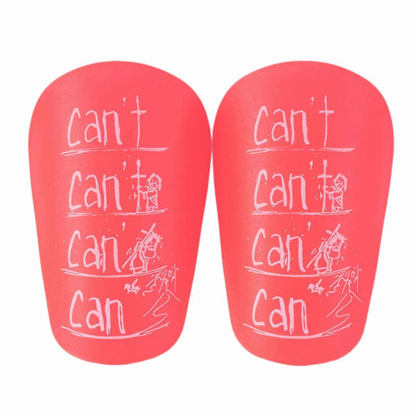 2 stk. Mini Fodbold Benskinner Benbeskyttelse til Udendørs Sport Fodboldkamp Grøn 8cmx5cm Pink 10cmx6cm Multi
