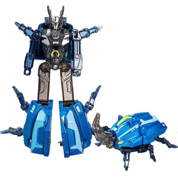 Transformerende Insekt Robot Legetøj med Dynamisk Transformation 2-i-1 Insekt- og Robotforsvarer-tilstande beetle 1pcs