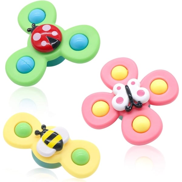Fidget Spinner med sugekopp for barn - Spinnerleke Flerfarget