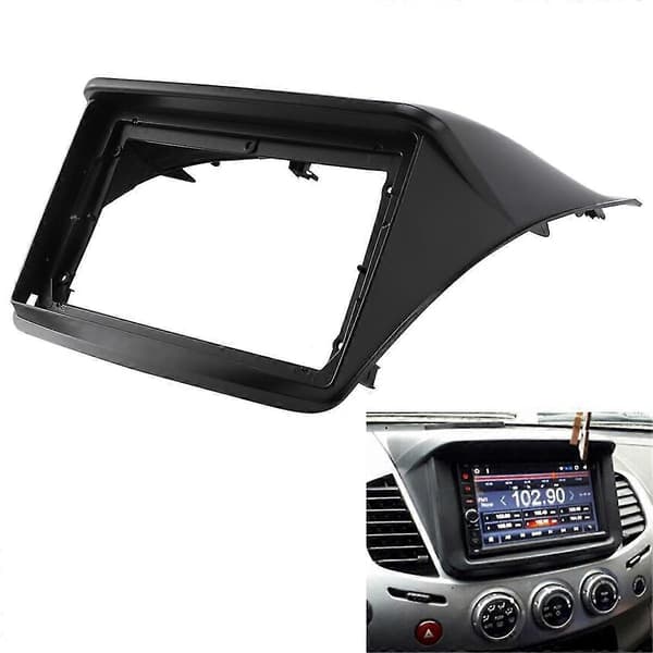 9-tums bilradiofasader för Sport L200 Triton 2008-2016 Dash Frame 2 Din Panel DVD GPS Android-spelare