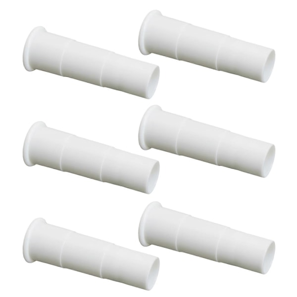 100 st Munstycksset för Ballonger, Bulk Ballongblåsningsverktyg, Munstycke för Ballonguppblåsning, Lungkapacitetsträning, Andningsövningar White