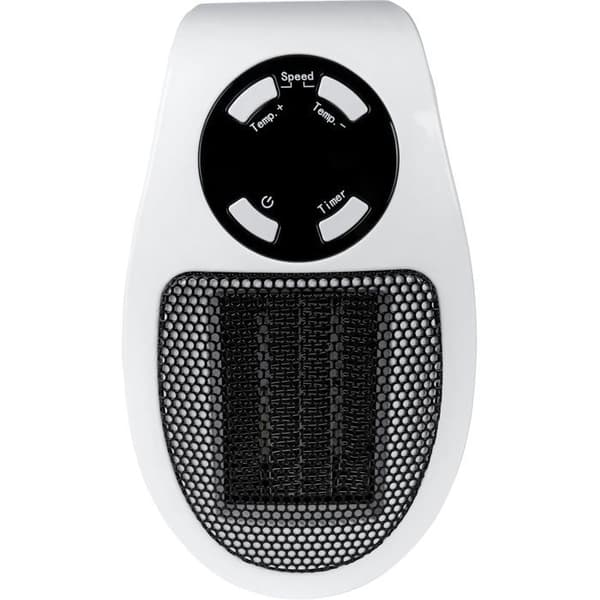Miniatyr plug-in fläkt 500K (230V, 500W värmeeffekt, 28.46 m³/h luftflöde)