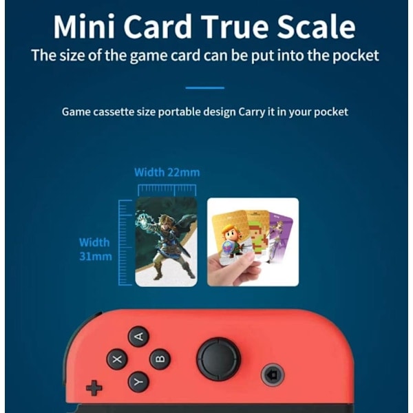 Zelda Amiibo NFC-kort Enkelt å spille spillkort Perfekt for hengivne spillere og samlere Breath of the Wild Universal Item Card 38 stk. 31*21 mm 38PCS 31*21mm