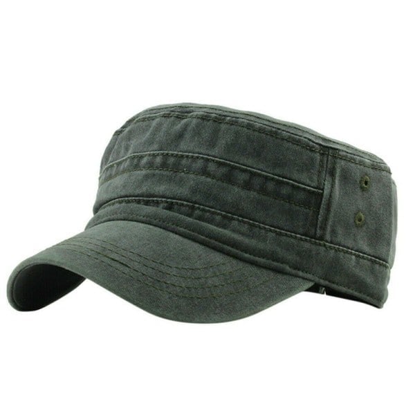 Herr Dam Kamouflage Arméhatt Camo Militär Kadett Combat Keps army green