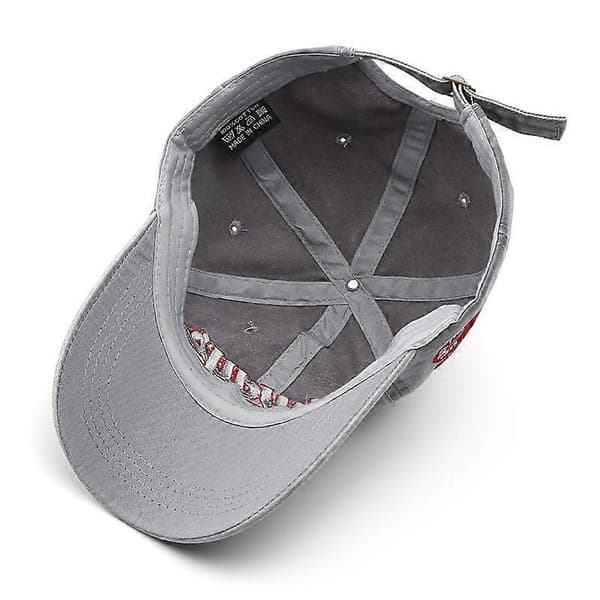 baseball caps Broderet klassisk baseballkasket blue