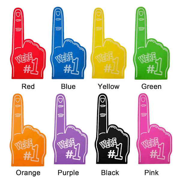 Skumfinger Universal Stor Hand För Sport Hejaklacksfans Blue