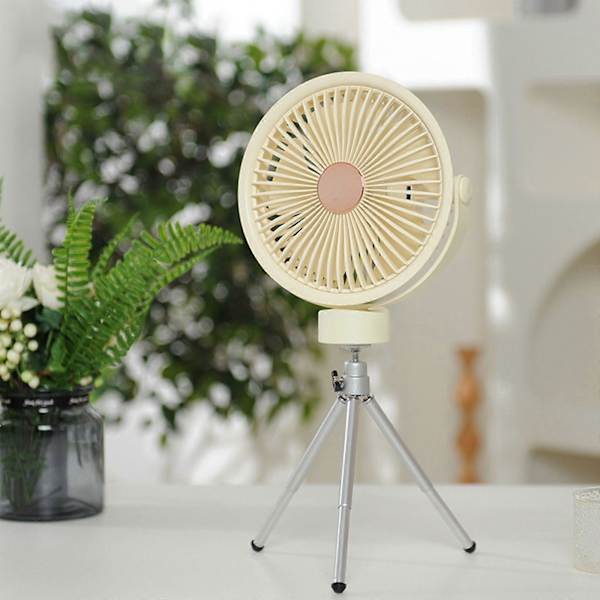 7.4'' Portabel Fläkt Stativfläkt Takfläkt Campingfläkt Takfläkt för Sommarstrand Green