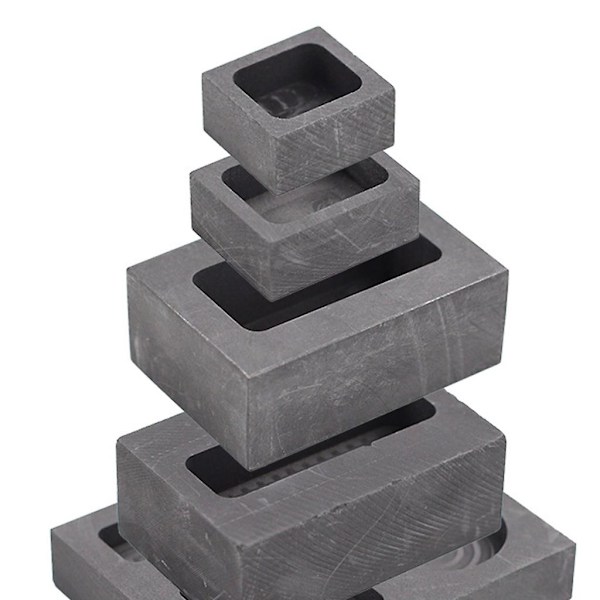 Grafit Gjutform Degel Gjutform Gjutning Silver Guld Gjutformar Five hole slot