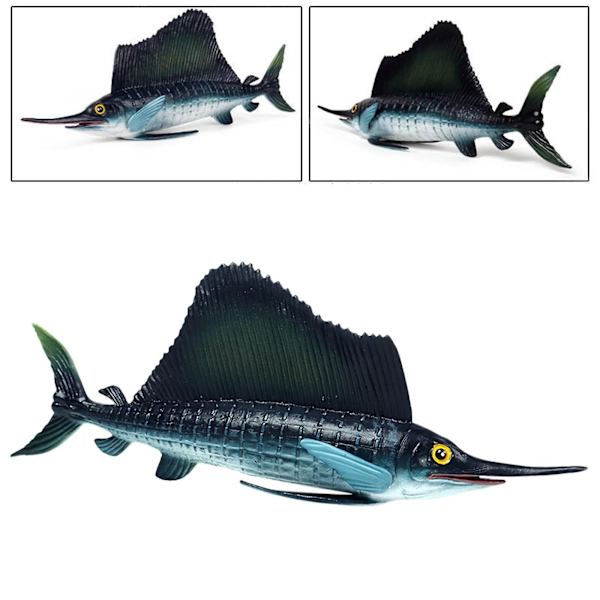 Marine Dyremodel Legetøj Fisk Legesæt Model Samling til Drenge Børn Kids Chauliodus Sailfish Others