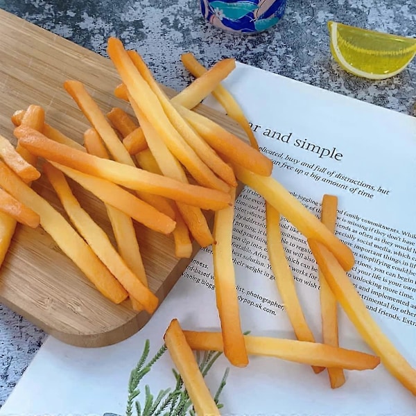 10 stk. Realistiske falske pommes frites Livaktig simulering Pommes frites Rekvisitter Pommes frites Displaymodell