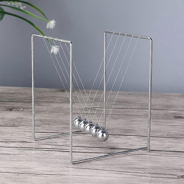 Newtons Pendul Newtons Undervisning Videnskab Vugge Stål Balancebold