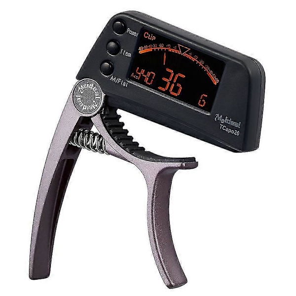 Akustisk Gitar Stemme Capo Hurtigskift Nøkkel 2 i 1 Capo Stemme Metall for Elektrisk Gitar Bass Kromatisk Deler Brown