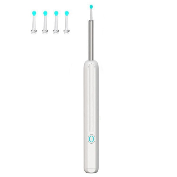 1080p Wi-fi Synlig Voksfjernelsesske USB HD Load Otoskop White