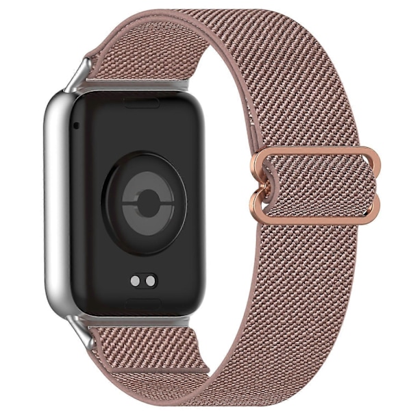 Smart Klockarmband för Xiaomi Redmi Watch 5 4 Xiaomi Smart Band 9 Pro 8 Pro Nylon Elastisk Flätad Rem Multicolor Rose Pink