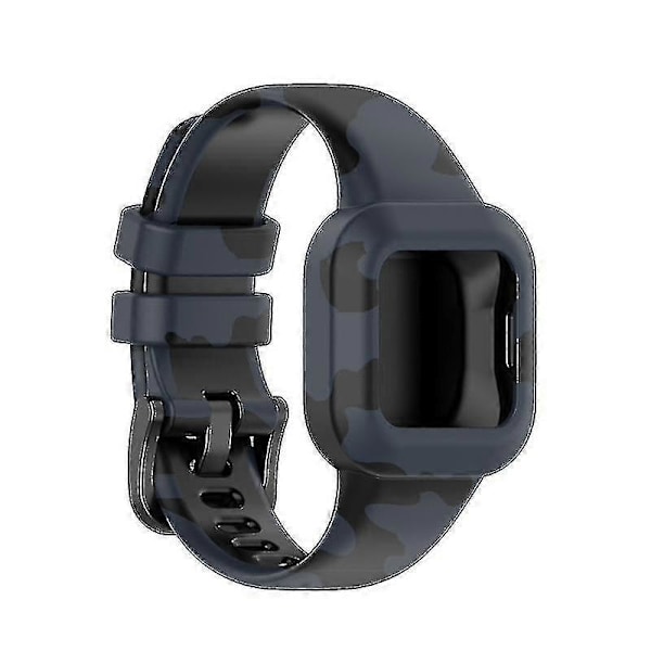 Til Garminfit Jr 3/garmin Vivofit Jr 3 Åndbar Rem Svedtæt Anti-ridse H Camouflage Gray