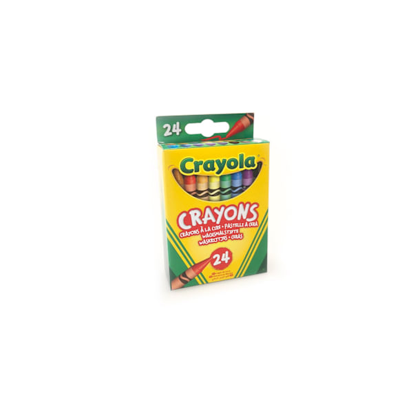 CRAYOLA Fargestifter, Lyse Sterke Farger, Multi, 24-pakning (Pakke med 1)