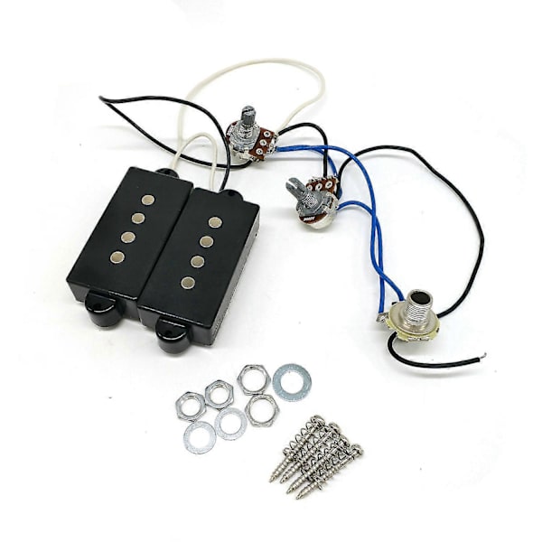 Elektrisk Gitarr Pickup Kabelhärva PB Bas 4-Strängad Elektrisk Gitarr Hals och Stall Pickups Set