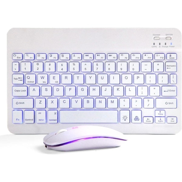 Bluetooth Keyboard and Mouse Combo Rechargeable wireless keyboard and mouse