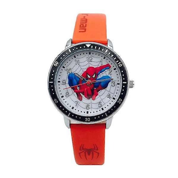 Barn Pojkar Spider-man Thor Hulk Quartz Klocka Superhjälte Tecknad Quartz Armbandsur Gåvor Red