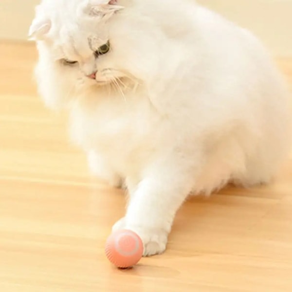 Katteleke - Aktivering av ball/ball for å flytte katteleke - 1 pakke (tilfeldig farge)