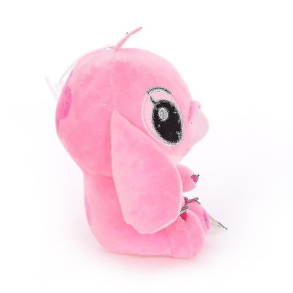 Lilo & Stitch Par Kæledukker Anime Tegneserie Fyldte Dukker Pige Børn Fødselsdagsgave 20cm Pink