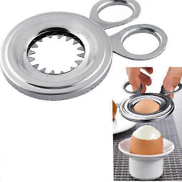 eggåpner, eggkutter, eggkutter, eggåpner kjøkken, dingser, rustfritt stål