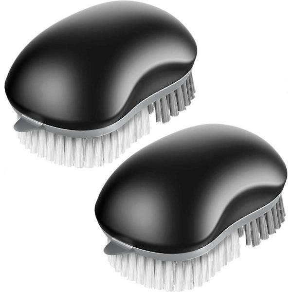 Frukt- och grönsaksborste, 2-pack, Svart