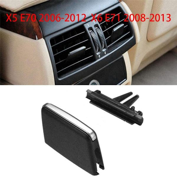 6X Ventilasjonsutløpsklips foran X5/X6, Bakre rad Frisk luft Grillklips E70 2006-2012, E71 2008-2013