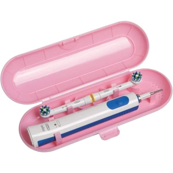 Tandbørsteholder til Oral B & Philips Sonicare, pink