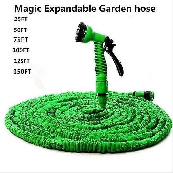 25FT-150FT Magisk Fleksibel Hageslange green 75 ft