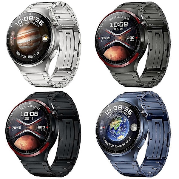 Snabbfäste Titanmetallarmband för Huawei Watch GT 4 Pro