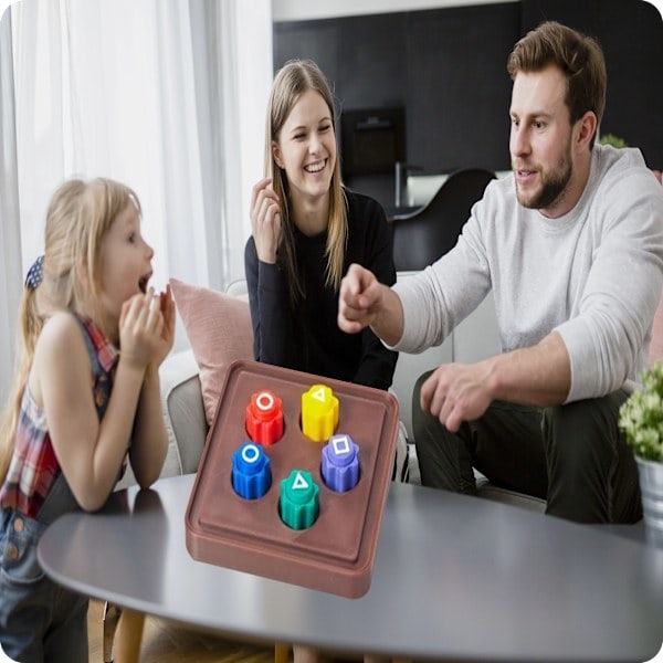 Koreansk Traditionell Gonggi-Spel - Jack Stone Lekset Inspirerat av Squid Game 2 (5 st + Bas)