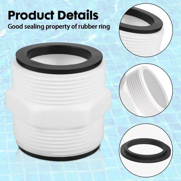 38 mm poolslangeforbindelse, tovejsfitting, til Intex Coleman tilslutningssæt