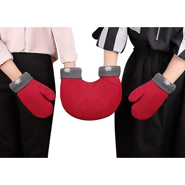 Christmas gloves for couple lovers, couple gloves for Valentine's day, winter warm hand holding gloves couple winter gloves