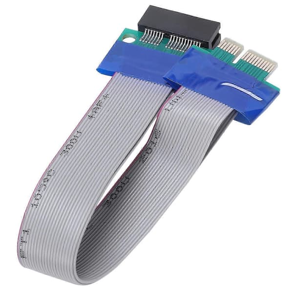 PCI-Express PCI-E 1X Riser Card Fleksibel Forlængerledning til PC