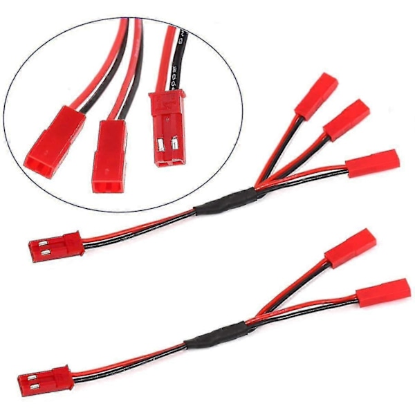 6st Jst Splitter Jst Hane Hona Y-Kabel Rc Jst Y-Adapter Parallell Kabelhärva Jst