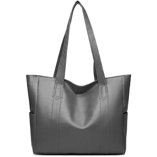 Dametasker, Damehåndtaske, Dame Crossbody Tasker, PU Læder, Dame Skuldertaske 01-gris