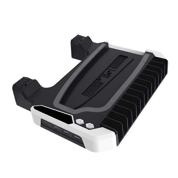 Farverig base til PS5PRO-konsol, multifunktionel håndtagsbase med opladning